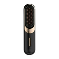 Portable Hair Straightening Brush Pro Cordless Styling Tool for Smooth Curls and Frizz Control