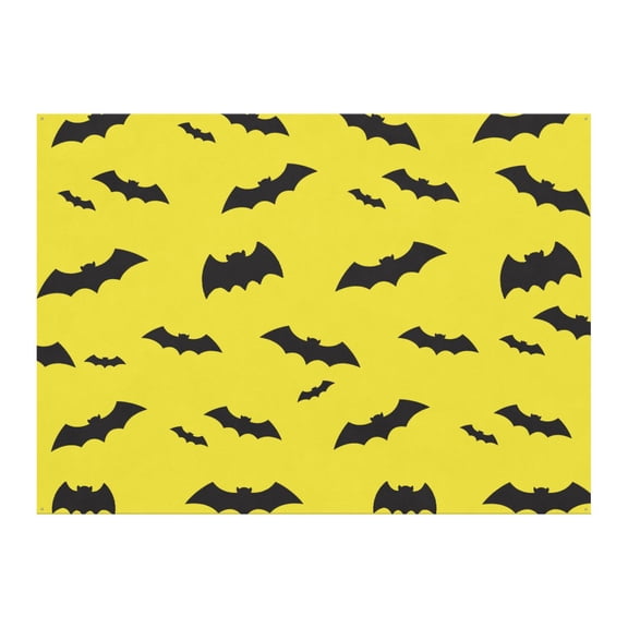 Portable Halloween Photo Backdrop 8x6ft - Scary Witch Design with Hanging Grommets