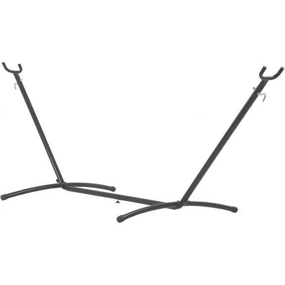 Portable Hammock Stand Only, Heavy Duty Hammock Stand 400LBS Capacity, Weather Resistant Steel Frame Hammock Chair Stand for Outdoor Patio Deck Beach or Indoor with Carrying Case (No Hammock)