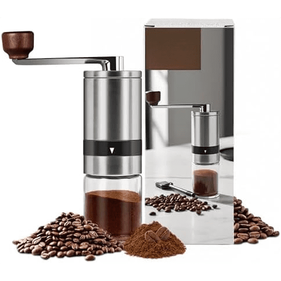 - Portable Hand Coffee Grinder | Portable Coffee Grinder for Travel | Cocoa Beans Grinder | Portable & Compact Design | Smooth Grinding | Easy To Use | Higher Efficiency | Powerful & Stable