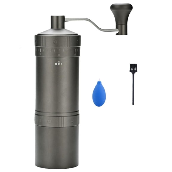 Portable Hand Crank Coffee Grinder Manual Coffee Mill Stainless Steel Texture Manual Coffee Grinder for Home Use