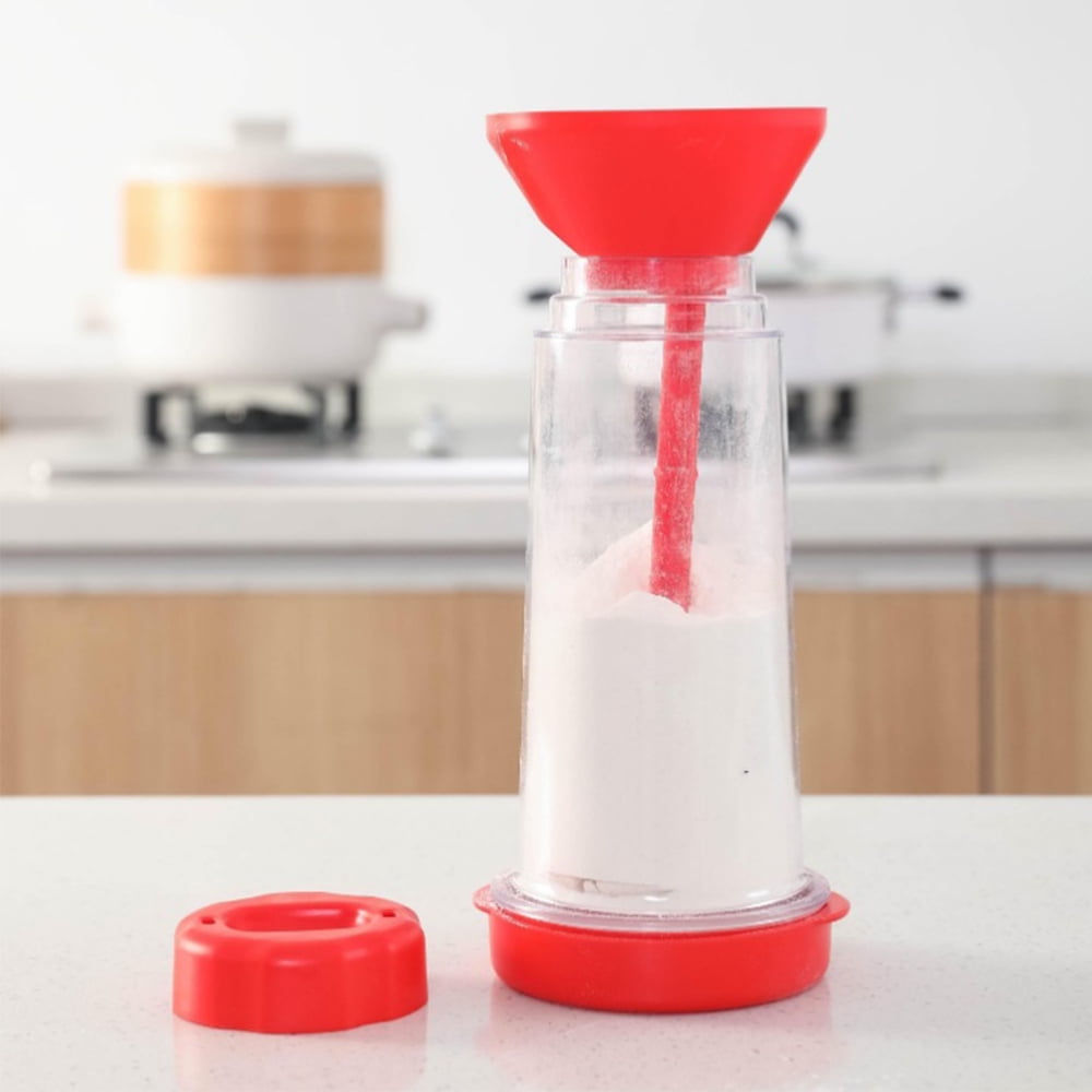 Portable Hand Crank Flour Sifter Sturdy Material Durable Use Flour