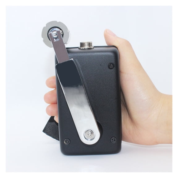 Portable Hand Crank Generator 30W Small Dynamo Outdoor Manual Emergency Phone Charger With 3-28V DC-DC Voltage Regulator