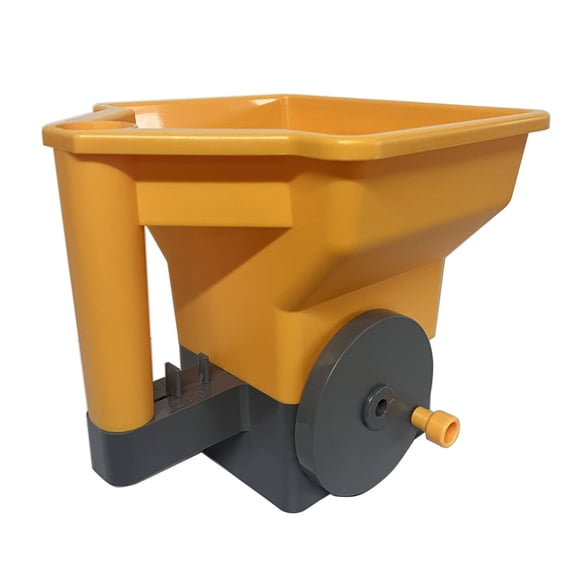 Portable Hand Crank Seeder, Farmland Fertilizers Applicator for Efficient Compost and Lime Spreading