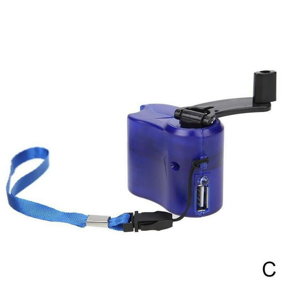 Portable Hand Crank Wind Up USB Cell Phone Emergency Charger For Outdoor NEW LED Emergency Illuminat O3R2