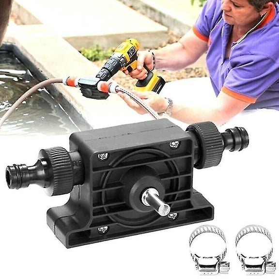 Portable Hand Electric Drill Drive Micro Self Priming Oil Fluid Water Pumps Home