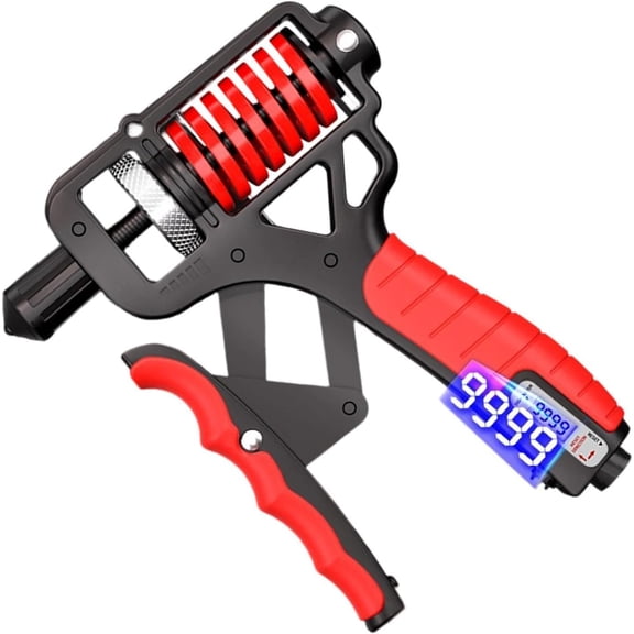 Portable Hand Grip Strengthener, Adjustable 11-364 Lbs, for Gym, Home, Climbing