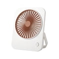 thumbnail image 1 of Portable Hand Held Fan Battery Version Desktop Mini Fan No. 5 Battery Desktop Small Electrics Fan Printed Gift Travel Camping Outdoor Use, 1 of 7