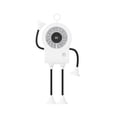 thumbnail image 1 of Portable Hand Held Fan USB Rechargeable Suction Cup Fan Portable Mini Fan With Digital Speed Display Adjustable Wind Quiet Coolings Travel Camping Outdoor Use, 1 of 6