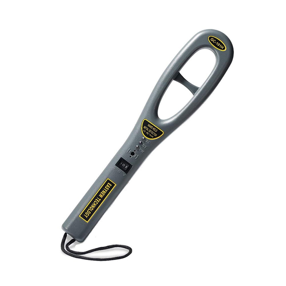 Portable Hand Held Metal Detector LightWeight Security Scanner Wand