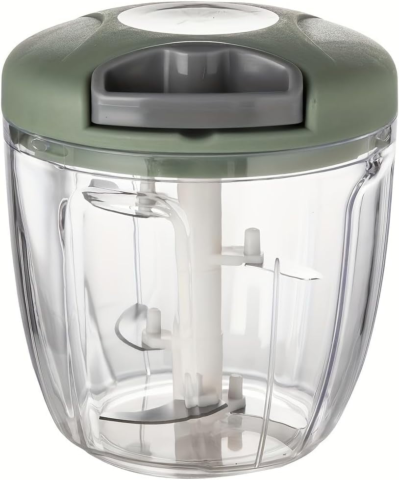 Portable Hand Pull String Garlic Mincer Onion Cutter,Vegetable Cutter ...