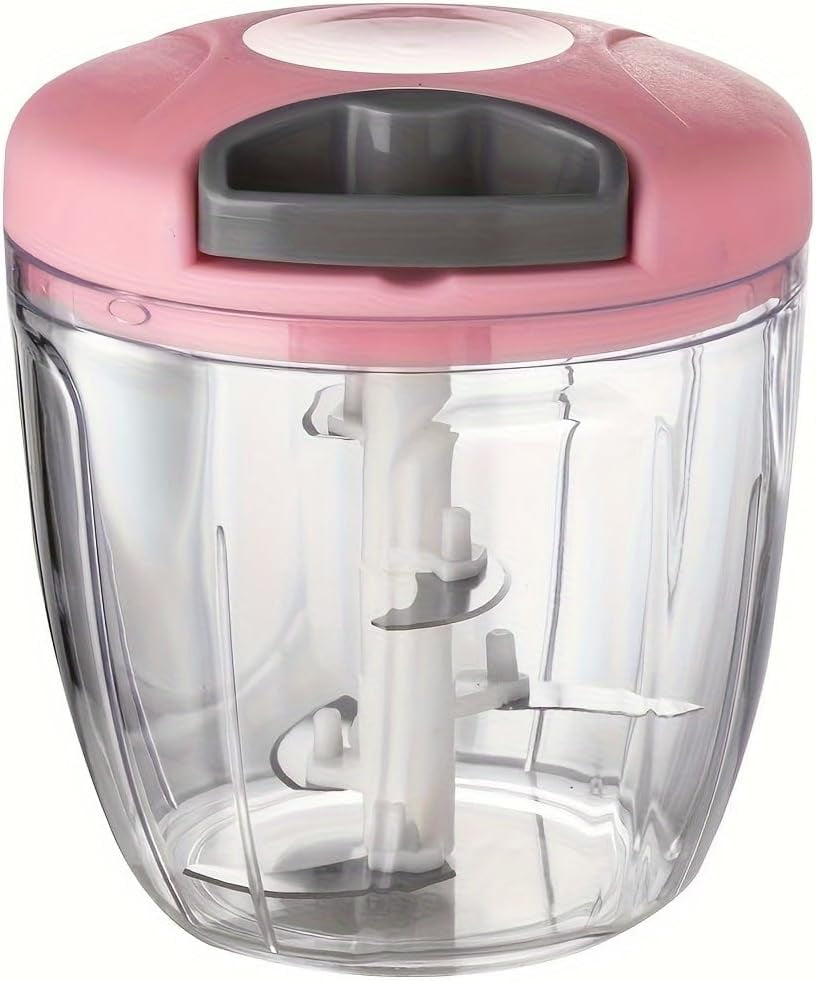 Portable Hand Pull String Garlic Mincer Onion Cutter,Vegetable Cutter ...