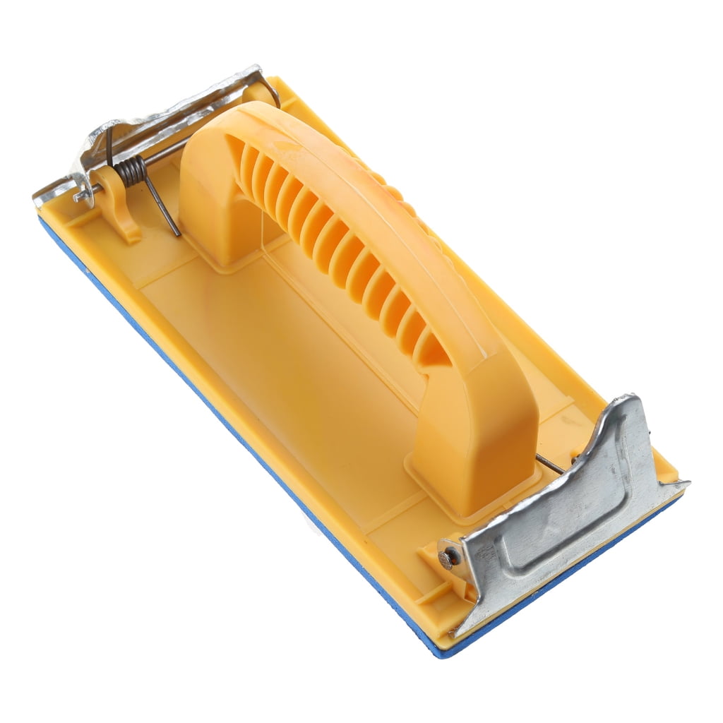 Portable Hand Sander with Handle Manual Sandpaper Holder Lightweight