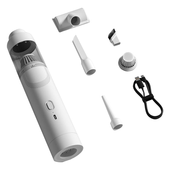 Portable Hand Vacuum for Car and Home Strong Suction Dust Cleaner USB Charging