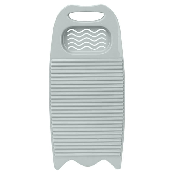 Non-Slip Thickened Plastic Laundry Board,Creative Scrubbing Washboard for Home Use,Strong Decontamination And No Hand Injury Design,for Hand Washing Clothes and Laundry Supplies(Grey)