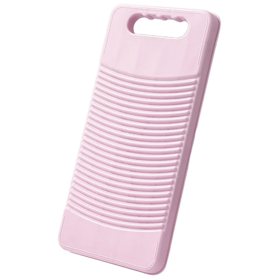 Portable Hand Washing Machine Plastic Manual Laundry Washer for Underwear Socks / Non Travel Clothes Cleaner with Soap Rack, A Flat Washboard