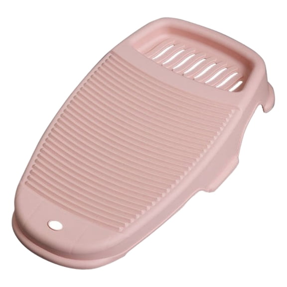 Portable Hand Washing Machine, Plastic Manual Laundry Washer for Underwear Socks, Travel Clothes Cleaner with Soap Rack, Includes 1 Board with Hook