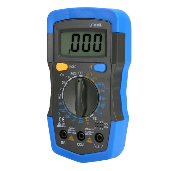 Portable HandHeld LCD Digital Mini Multimeter DC AC Voltage Current Meter(DT830L )