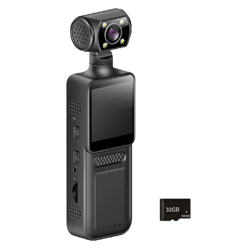 Portable Rotatable Lab Camera Portable Handheld 4K Pocket Camera 180 Degree Rotating Camera Portable ...