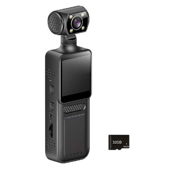 Portable Handheld 4K Pocket Camera 180 Degree Rotating Camera Portable Digital