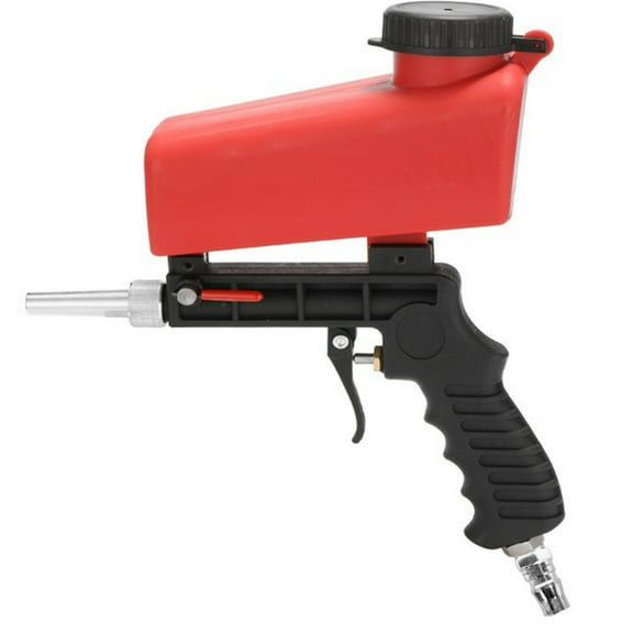 Portable Handheld Air Compressor Speed Sand Gun Blaster Sand Blasting 1/4 in