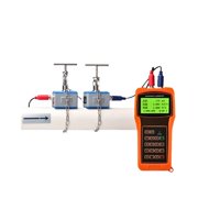 Portable Handheld Battery Powered Ultrasonic Variable Area Water Flow Meter LCD Display Plastic