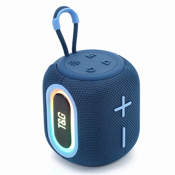 Portable Handheld Bluetooth Speaker with TWS & Dynamic Color Vibration Light - Heavy Bass Wireless Outdoor Speaker, Rechargeable Gift-Ready Sound System for Camping, Party, Hiking & Home