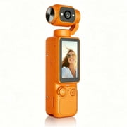 Portable Handheld Camera 180 Rotatable Lens Fill Light Travel Video Recorder