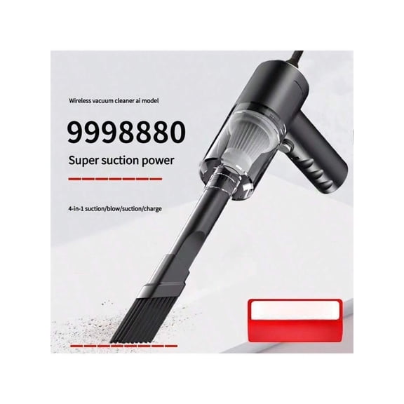 Portable Handheld Car Cleaning High Power Vacuum Cleaner, 99800pa Strong Suction Cordless Vacuum Cleaner, USB Charging Mini Vacuum Cleaner, Best Car Vacuum Cleaner For Household Garbage Disposal