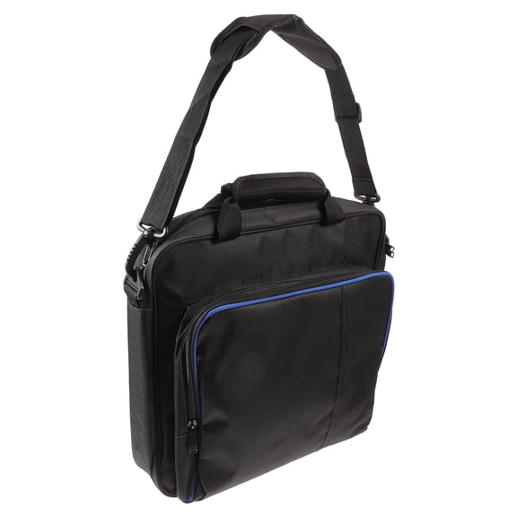 HOOWIFFY Black Game Console Carrying Case Organizer Bag for Electronics Portable Storage and Travel