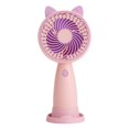 thumbnail image 1 of Portable Handheld Cat Ear Mini Fan Pink Personal Cooling Fan For Outdoor Indoor Travel 1 Pack, 1 of 6