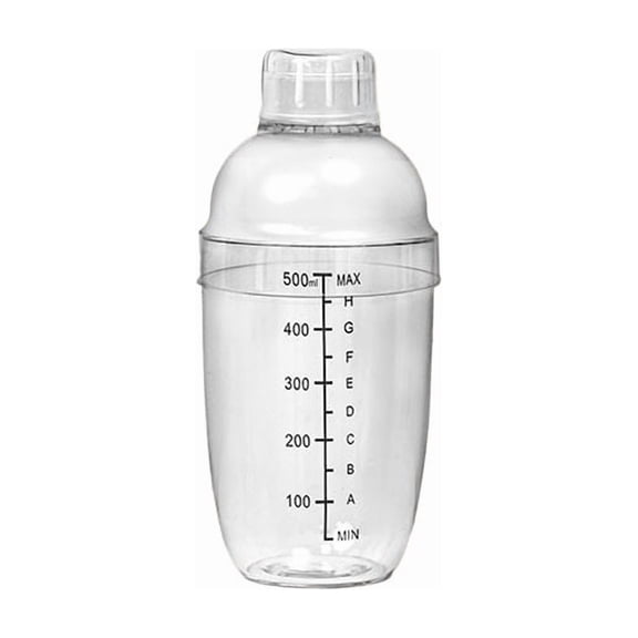 Portable Handheld Cocktail Shaker Cup - Manual Mixing Shaker for Home Bar Use