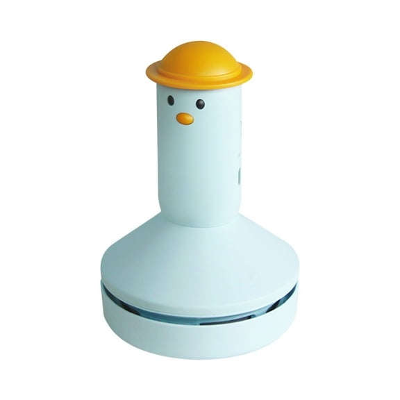 Portable Handheld Cordless Tabletop Crumb Sweeper Desktop Dust Vacuum Cleaner Cute Cartoon Battery Operated Ideal for Sucking up Eraser Crumbs Pencil Shavings Cookie Crumbs Paper Scrapers Pet Fur