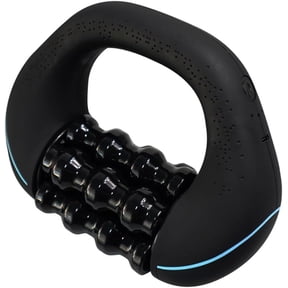 Portable Handheld Deep Tissue Massager, 3-Speed Mini Percussive & Rolling Muscle Roller with 4H Battery for Full Body Pain Relief in Legs Back Shoulders & Glutes