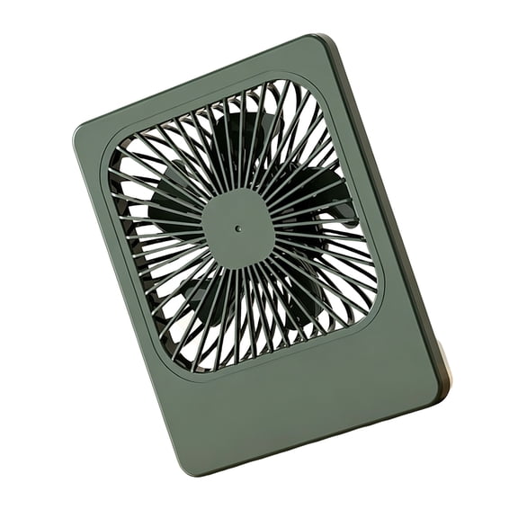 Portable Handheld Desk Fan Square USB Plug in Powerful Fan Personally Cooling Tool for Outdoor Camping Traveling Enduring