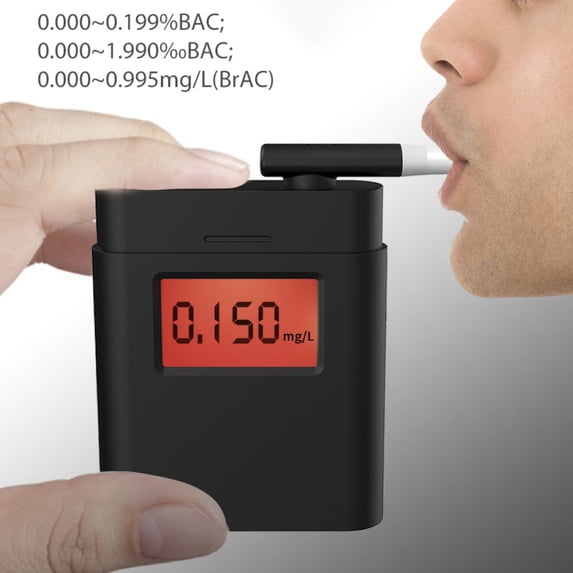 Portable Handheld Digital Breath Alcohol Tester Analyzer Detector Breathalyser