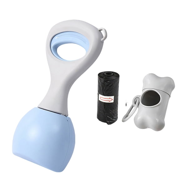 Portable Handheld Dog Poop Scooper, One-Hand Pet Waste Pick Up Tool, Dog Litter Scoop, Dog Poop Collector, Outdoor Walking Puppy Waste Cleaner, Lightweight Daily Pet Poop Scoop Tool