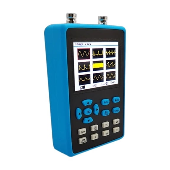 Portable Handheld Dual Channel Oscilloscope Vertical Sensitivity Display FFT Spectrum Analysis Sine Hardware Three Trigger Modes - Reliable Performance