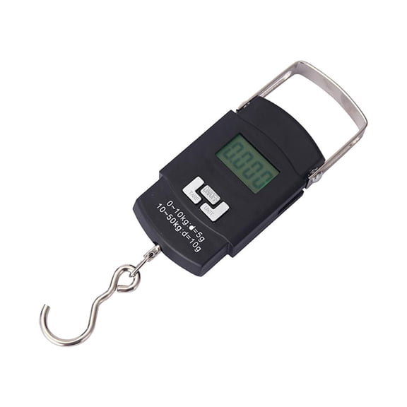 Portable Handheld Electronic Scale 50kg Capacity High Precision ABS Material for Household Fishing and Outdoor Use