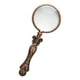 thumbnail image 1 of Portable Handheld Embossed Magnifying Lens Magnified Glasses Small for Reading Jewelry Nature Exploration Seniors and for Red, 1 of 8