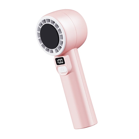 Portable Handheld Fan 199 Speed Mini Cooling Desk Fan Quiet Handheld Fan with Digital Display USB Rechargeable Table Fan