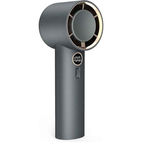 Portable Handheld Fan, 5000mAh Personal Turbo Fan, Grey
