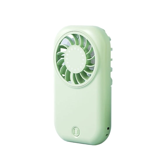 Portable Handheld Fan,Battery Powered USB Rechargeable Fan Cooling Fans that Blow Cold Air Personal Fan with Power Bank(Green)