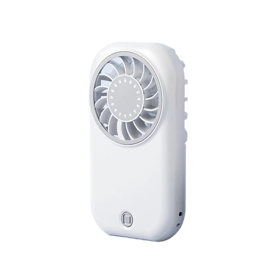 Portable Handheld Fan,Battery Powered USB Rechargeable Fan Cooling Fans that Blow Cold Air Personal Fan with Power Bank (White)