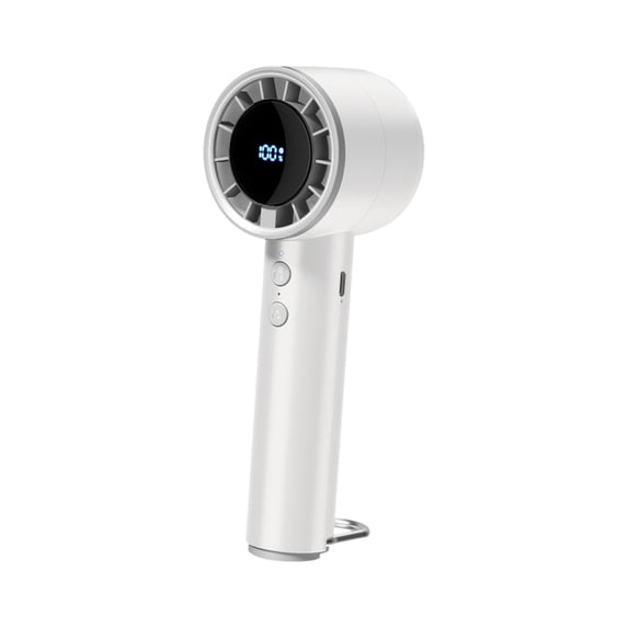 Portable Handheld USB Fan with Colorful LED Lights – Mini Air Conditioner Cooler, Multi-Speed Misting Fan for Travel, Home, Office, Bedroom, Rechargeable