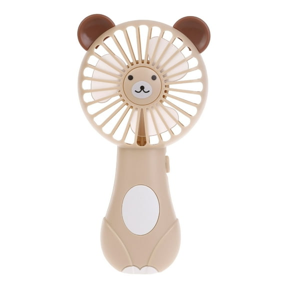Portable Handheld Fan Cute Cartoon Pattern Mini Battery Powered for Home and Travel Summer Cooling Pocket Fan