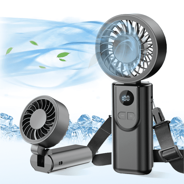 Portable Handheld Fan, 199 Gear High Speed 5000mAh Rechargeable Mini ...