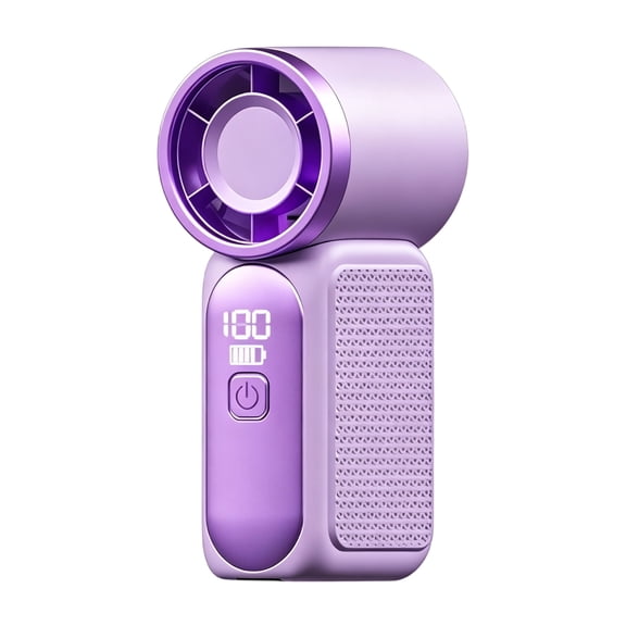 Portable Handheld Fan, Mini Personal Cooling Fan with 3 Speeds, Quiet USB Rechargeable Desk Fan, Lightweight Dual-Tone Design for Office, Travel, Commuting, Outdoor Activities