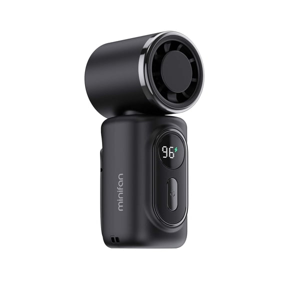 Portable Handheld Fan, Mini Portable Handheld Clip Fan 3-in-1 Rechargeable 3000mAh Battery 5 Speeds 180 Adjustable Airflow, with Air Turbo Tech Cooling Fan for Outdoor Activities