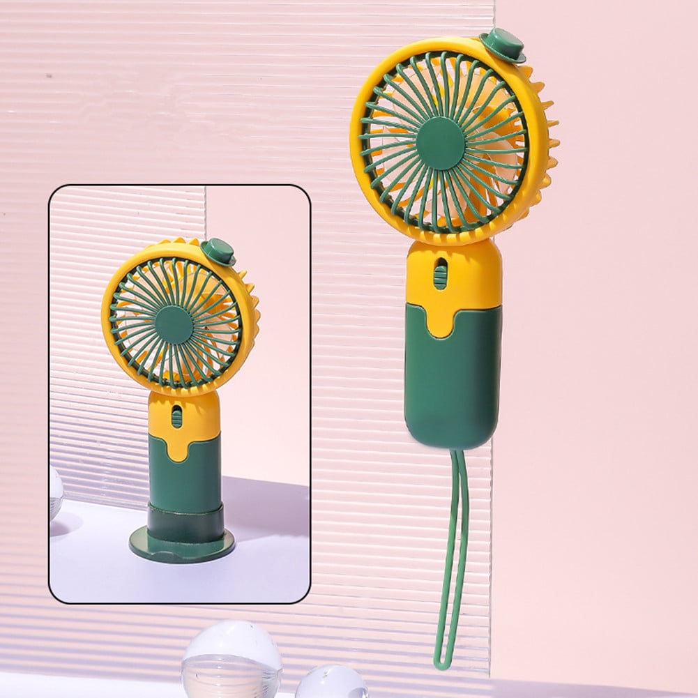 Fans With Roping Portable Handheld Fan, Mini USB Rechargeable Battery Operated Hand Fan ...